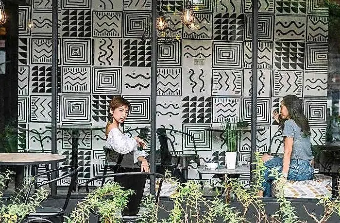 Murals And Cafe